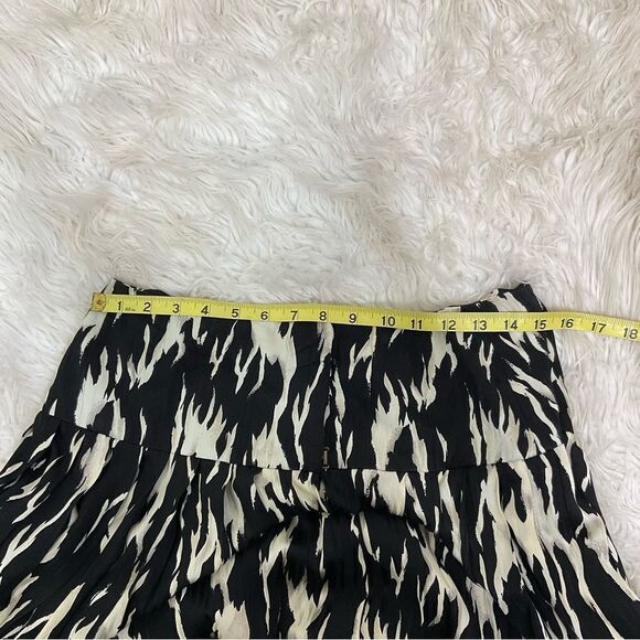 NEW Norma Walters Vintage 80’s Black Cream Silk Top & Midi Skirt Set 10 - Picture 16 of 17
